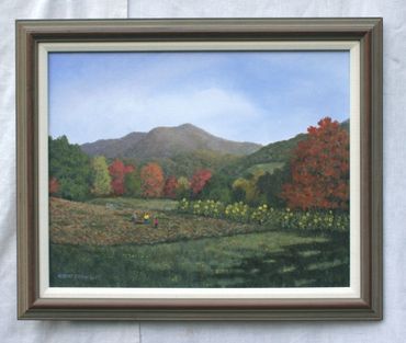 16x20 Original Acrylic on canvas - $600 Pumpkins, Sunflowers, and Autumn colors!