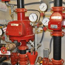 wet and dry fire sprinkler riser
