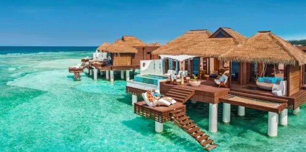over the water bungalows