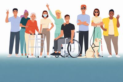 Diverse group of people showcasing inclusivity and accessibility.