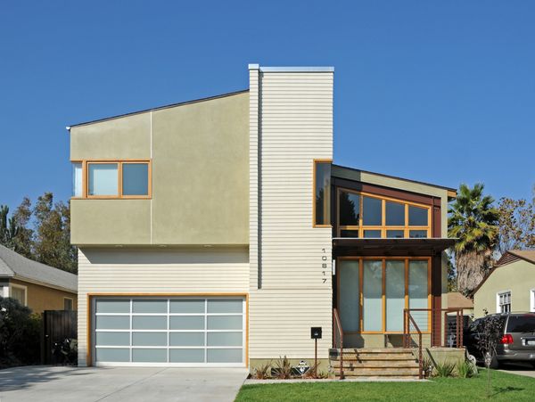 Modern two-story suburban house