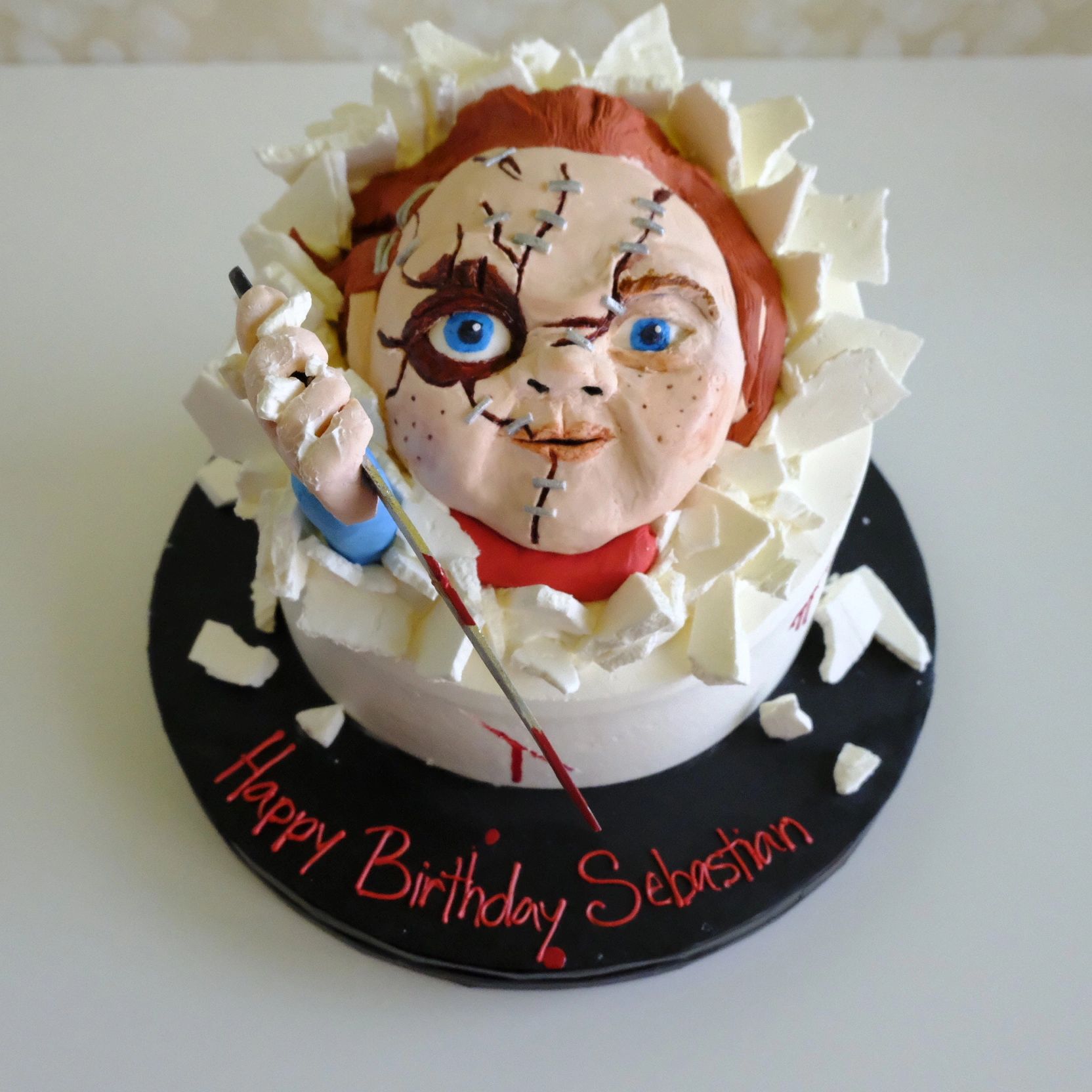 michael myers birthday cake