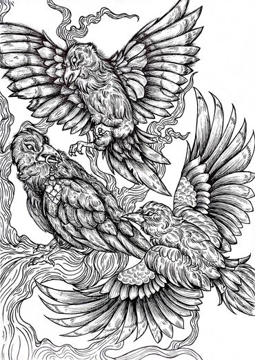 "The Majesty's Thieves", Concept art for a personal project