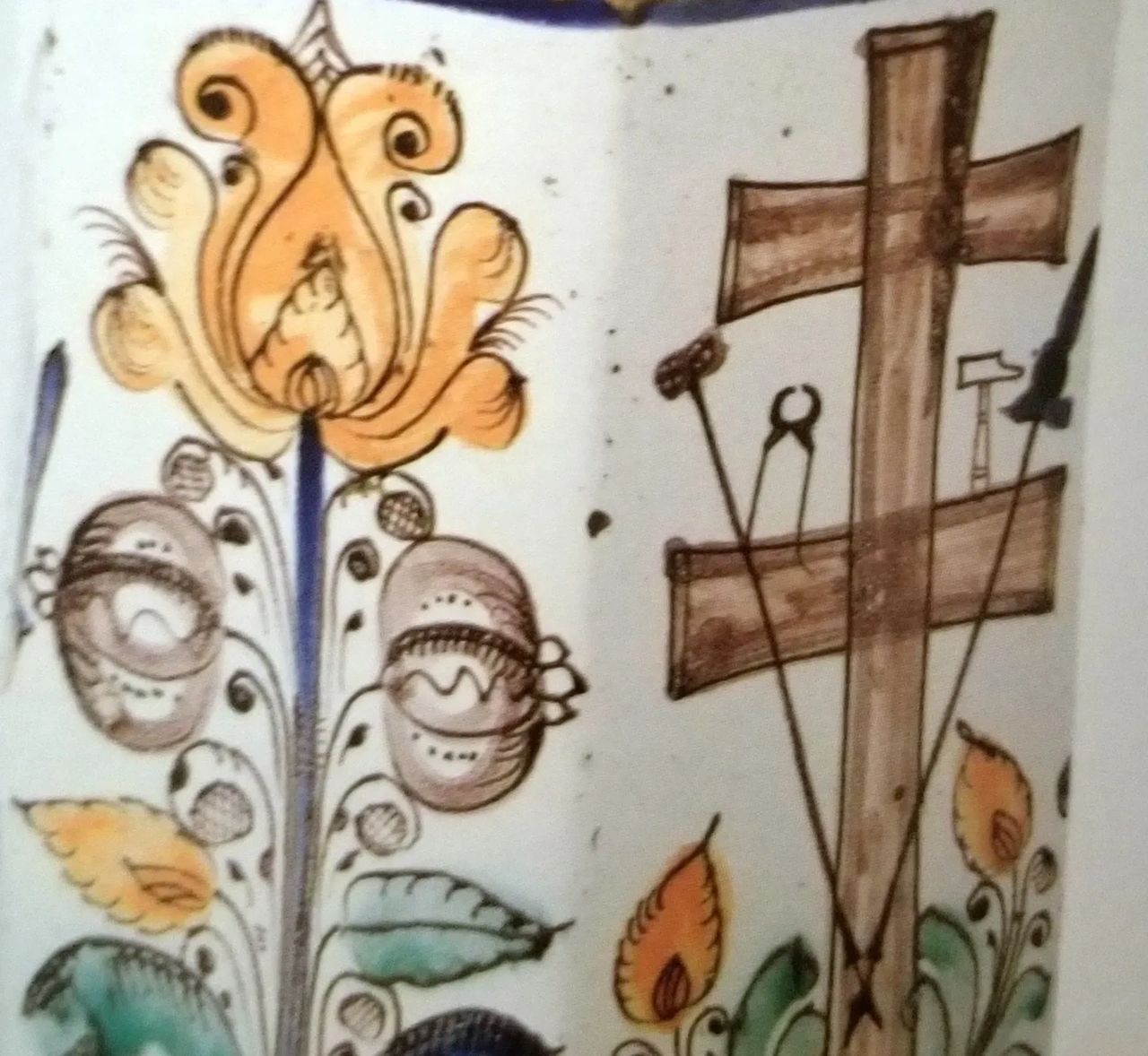 The Double Cross Depicted on 17th Century Haban Pottery