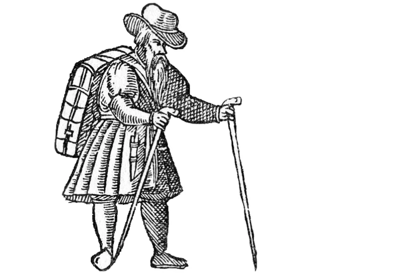 Christoph Andreas Fischer's woodcut image of the Hutterties in 1607
