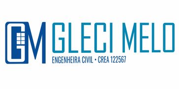 Logo of civil engineer Glegi Melo with blue and teal text.