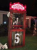 Haunted Ticket Booth Halloween Prop