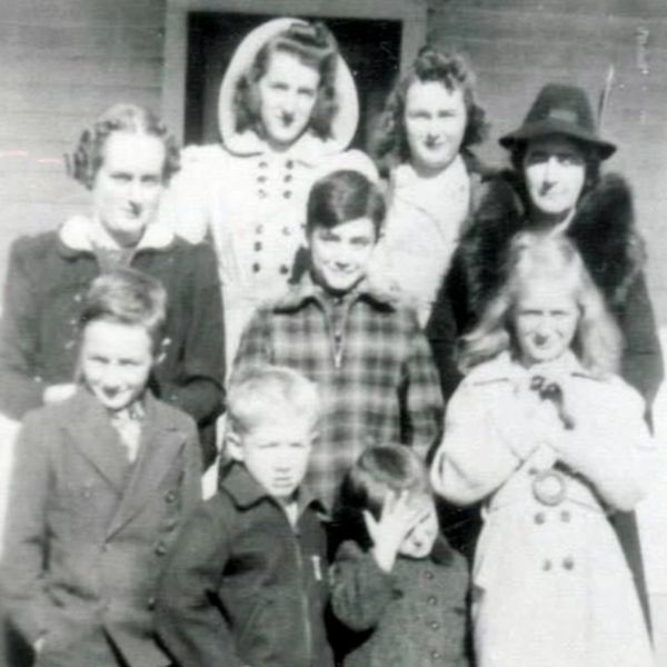 Agnes with her 8 children: Joan, Catherine, Claire, Edward, Patrick, Regina, Tom, Madeline