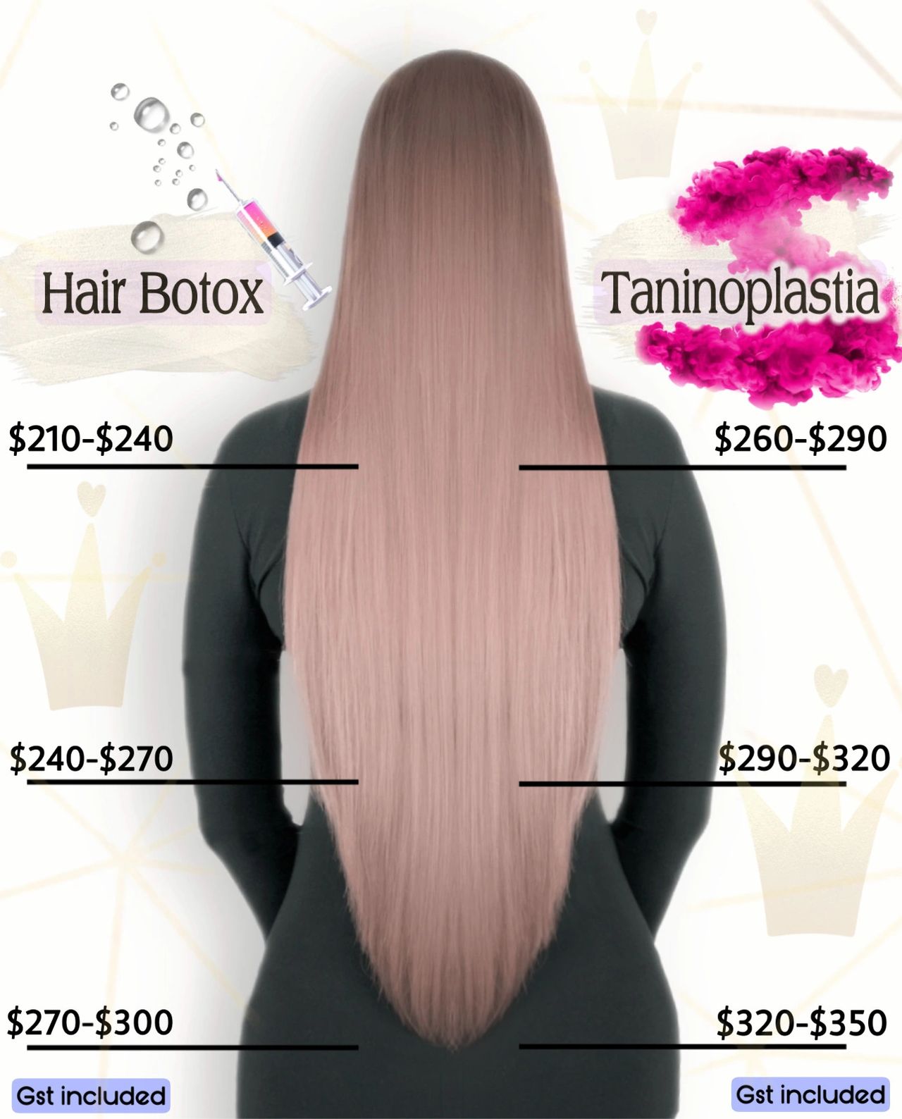 Hair botox and Taninoplastia treatment