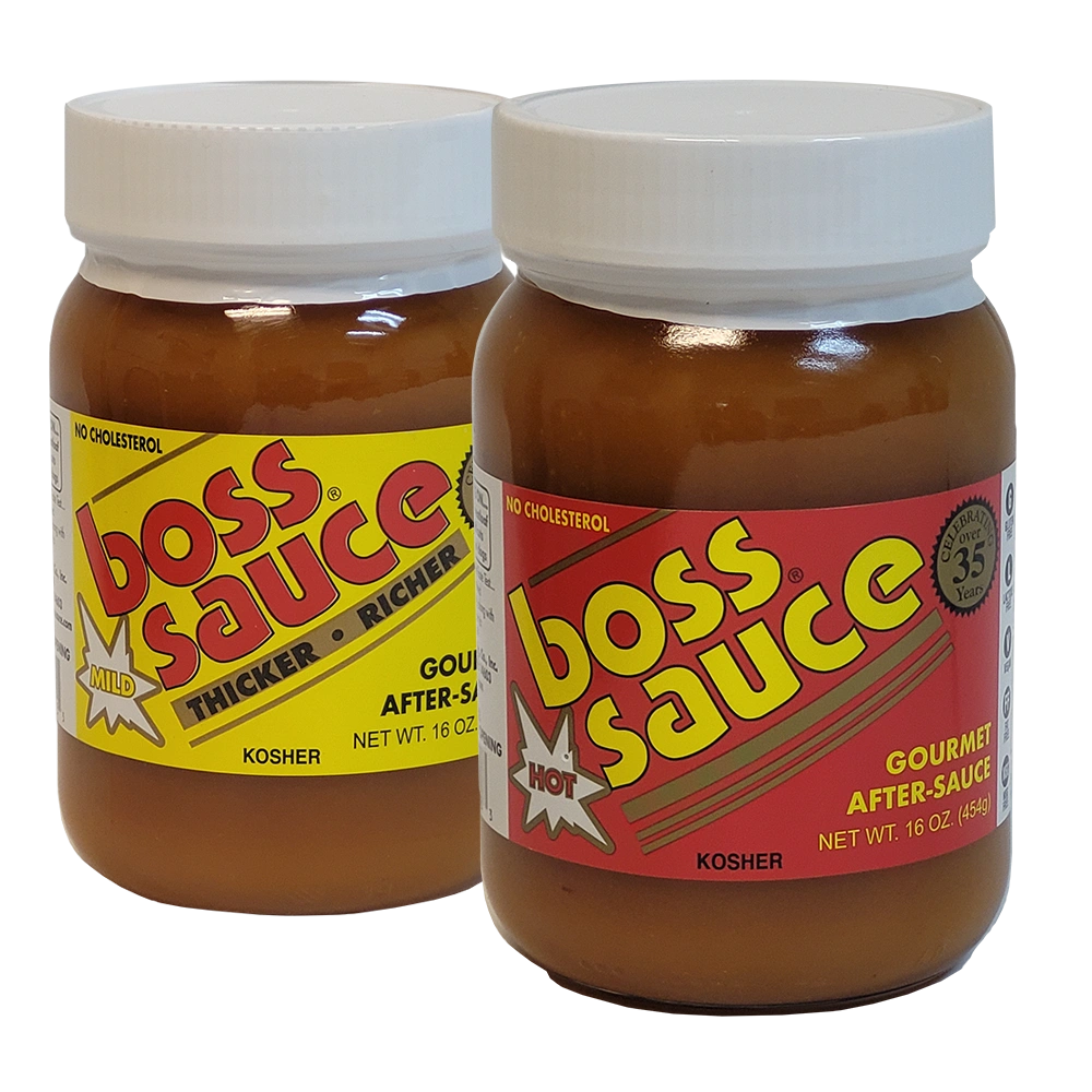 Boss Sauce Hot and Thick combo (case)