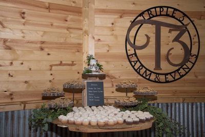 rustic indoor space with natural finishes