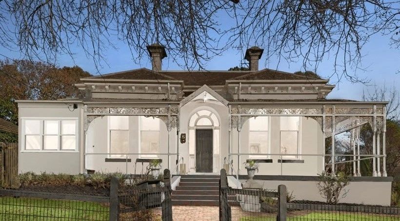 This period Victorian home was restored to perfection. 