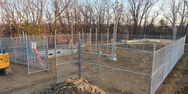 Union ridge road. 8’ security fence install