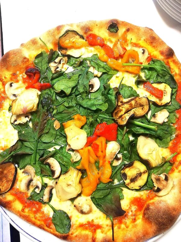 Vegetarian pizza