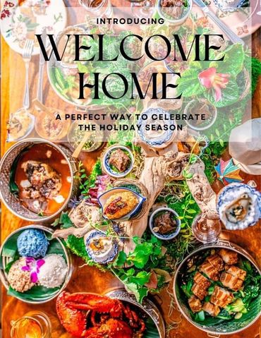 Front page of Farmhouse Thai's Welcome Home set of visual content.