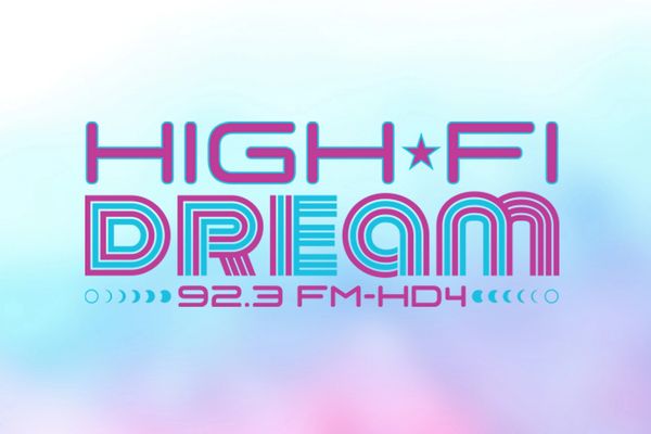Stylized logo for High Fi Dream radio station 92.3 FM-HD4.