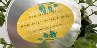 Scentorium Deodorant Paste Vegan by Tranquil Bliss with Sarah
