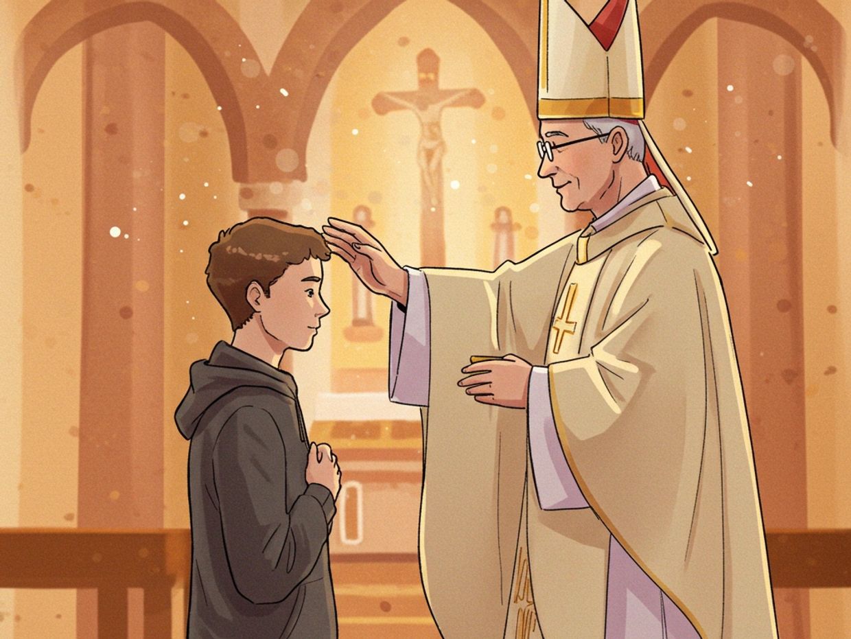 Confirmación en  la Parroquia Nuestra Señora de los Ángeles