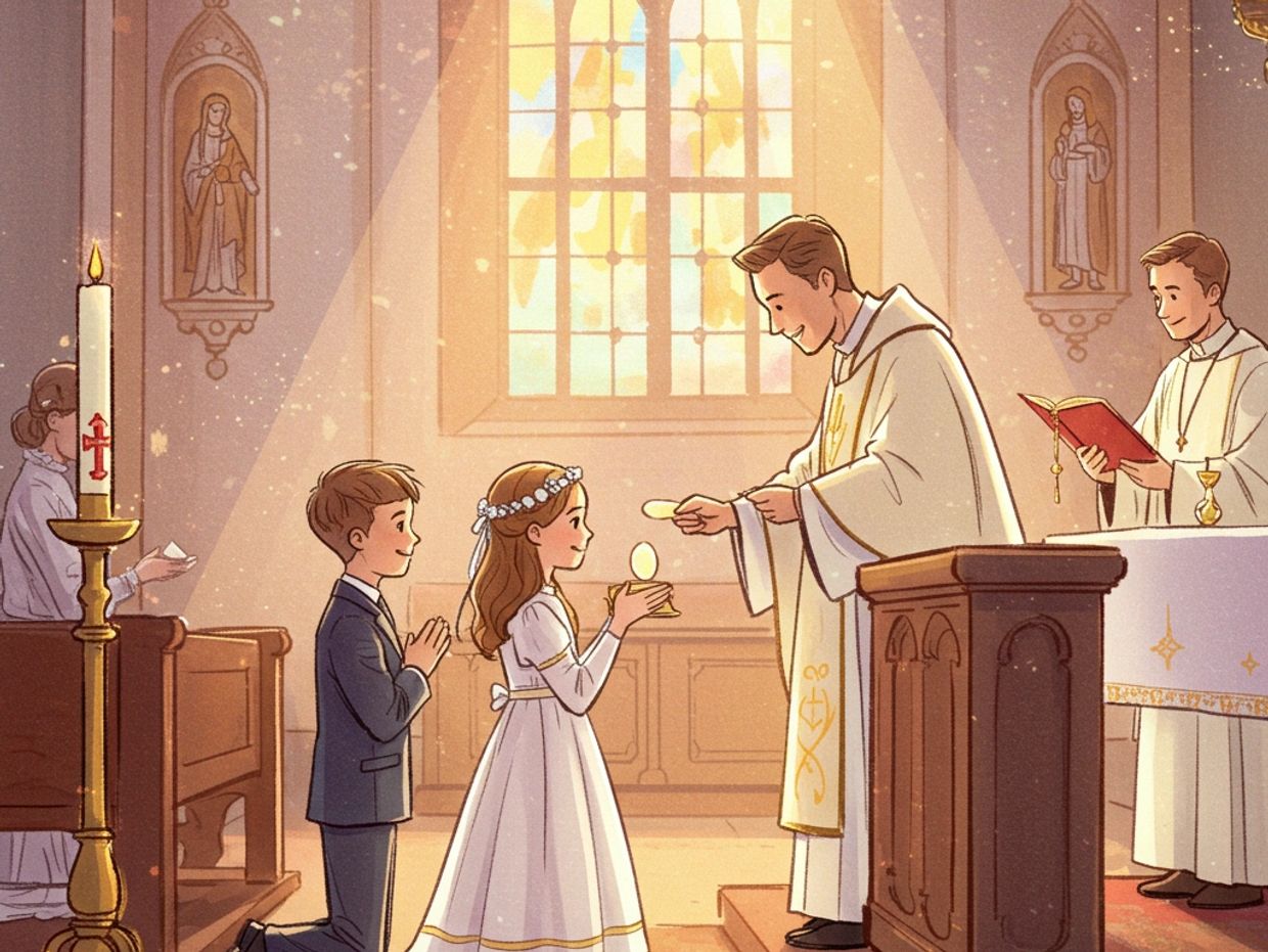 Celebra la Primera Comunión en la Parroquia de Nuestra Señora de los Ángeles
