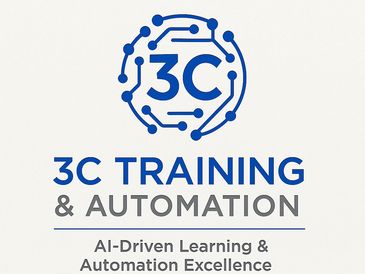 Logo for 3C Training & Automation, emphasizing AI-driven learning and automation excellence.