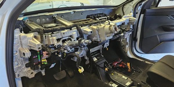 Fisker Ocean A/C Vent Replacement Dashboard out