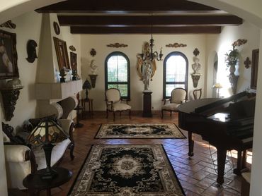 Music Room at Sanibel Manor House