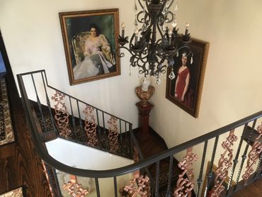 Grand Staircase at Sanibel Manor House.
