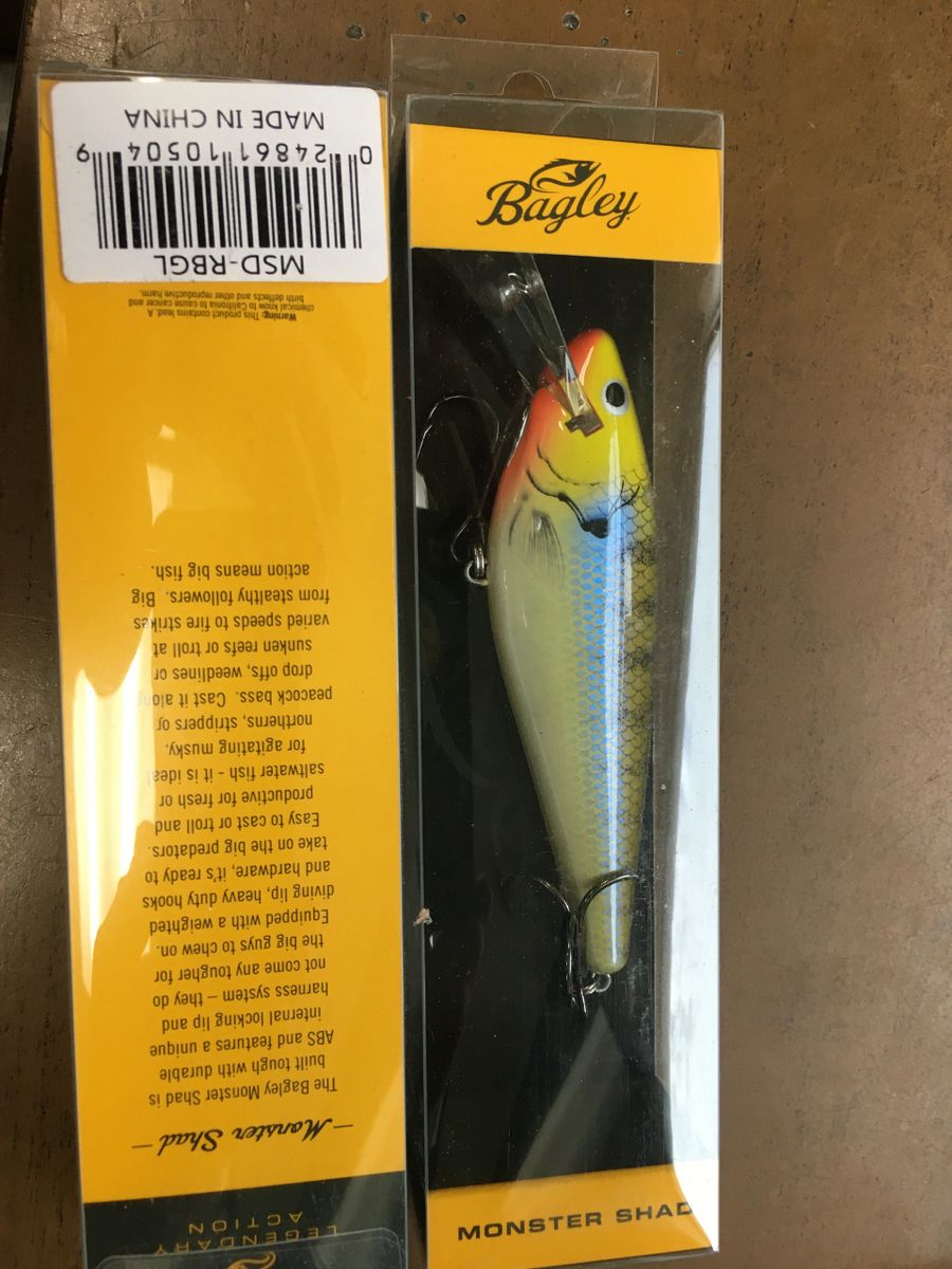 Buy Bagley Lures 5 Inch Monster Shad Hard Body Fishing Lure - MyDeal