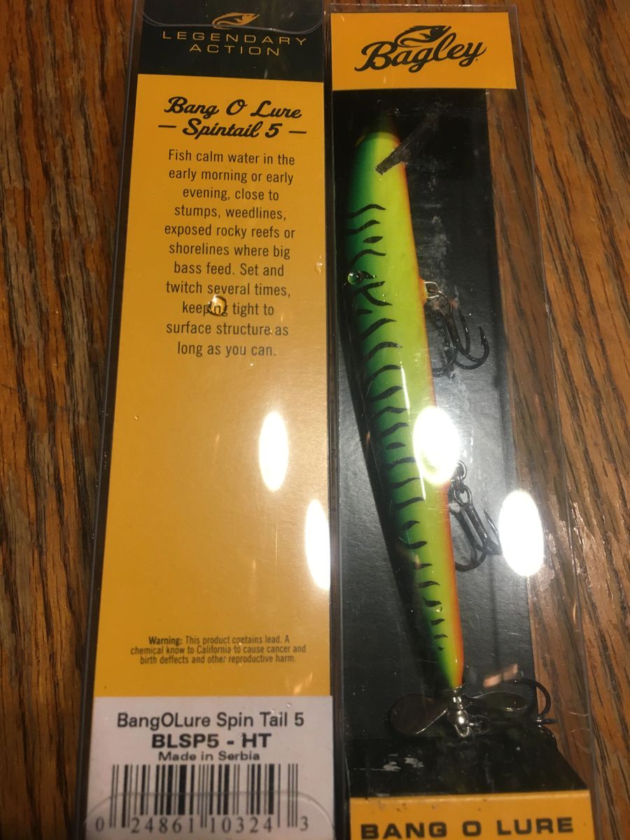 Bagley Spintail Hot Tiger 5 inch