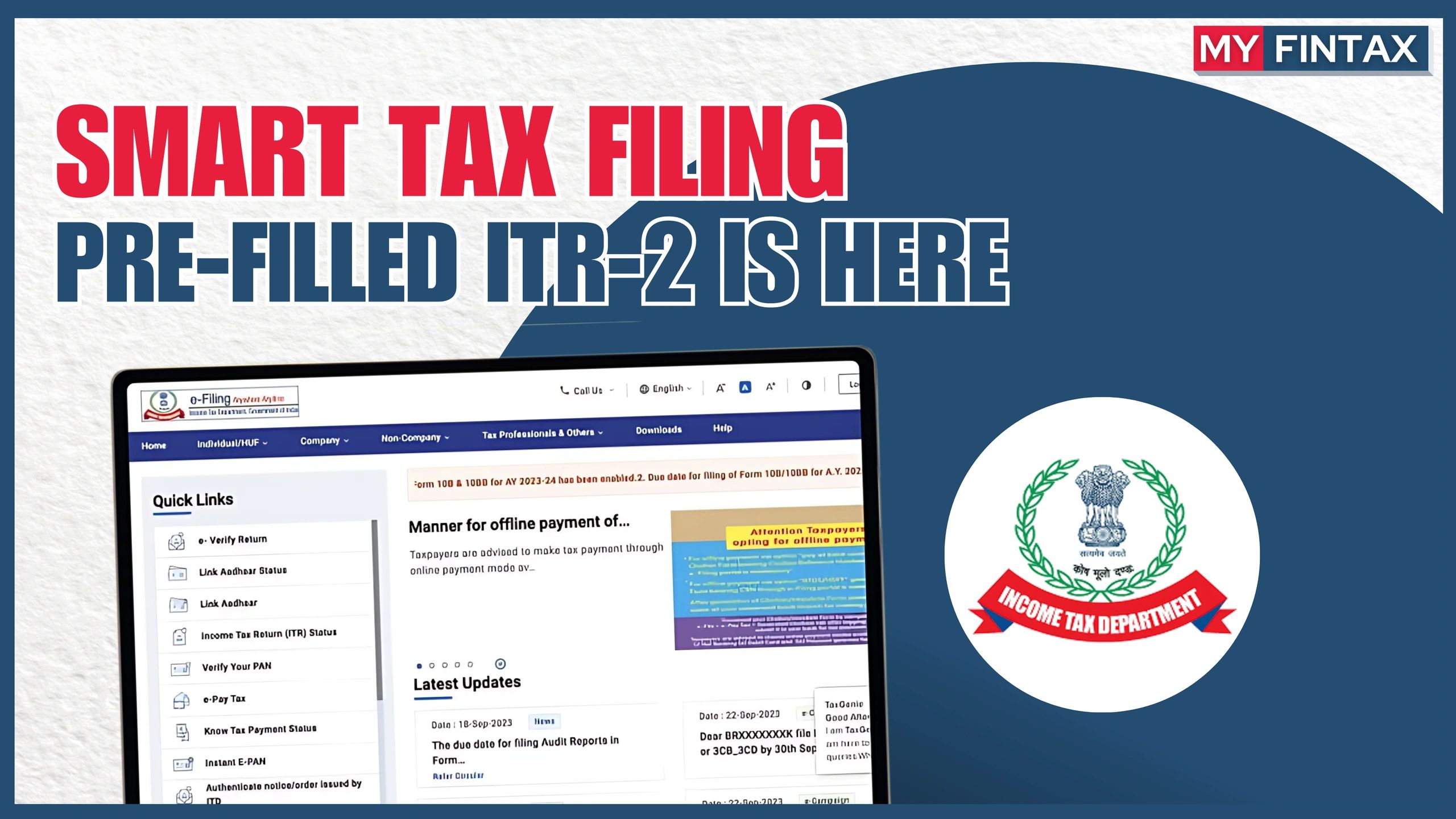 Smart Tax Filing: Pre-Filled ITR-2 is Here