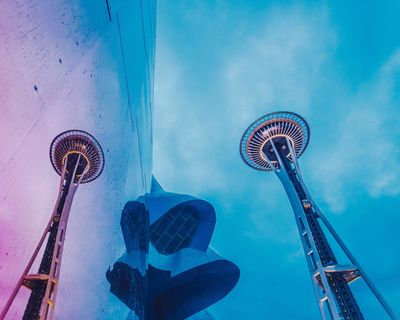 MoPOP and Space Needle- Seattle 