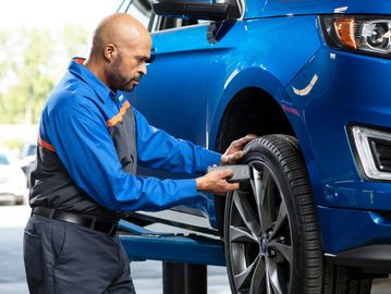 L.B Smith Ford in Leymoyne, PA have Certified Technicians to Help with Tire Alignment and Vehicle In