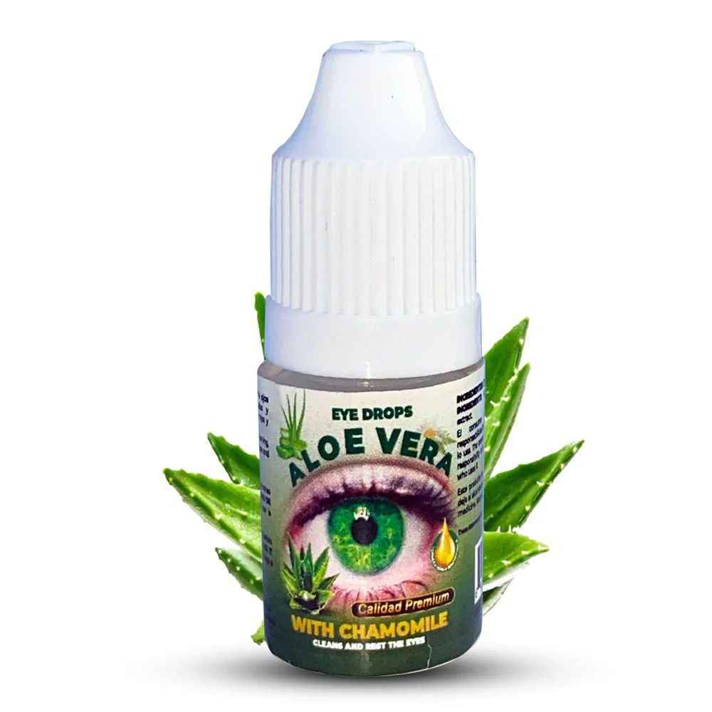 Gotas de Sábila y Manzanilla Gotas de Ojo Aloe Vera Eye Drops 2 pack