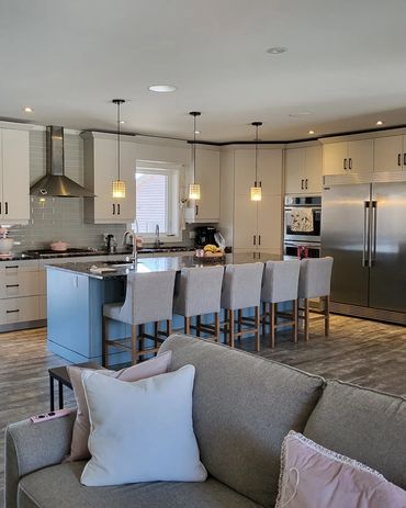 Painted kitchen cabinets
