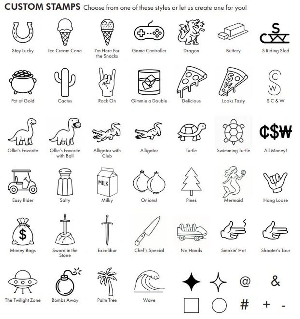 Collection of in house stamps offered