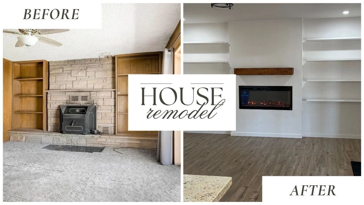 Before & After Flagstaff Home remodel 