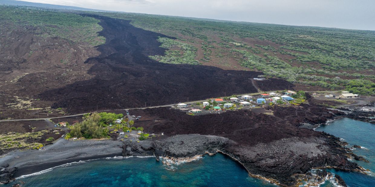 Aerial view of Miloliʻi