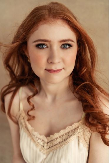 A beautiful red haired lady