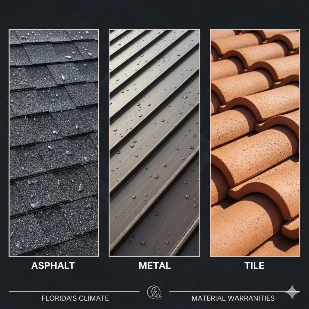 Types of roofing materials
