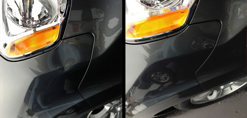 Paintless dent removal example 5