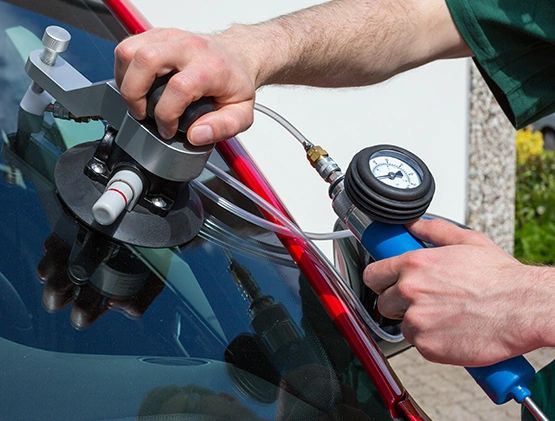 Windshield repair example 1