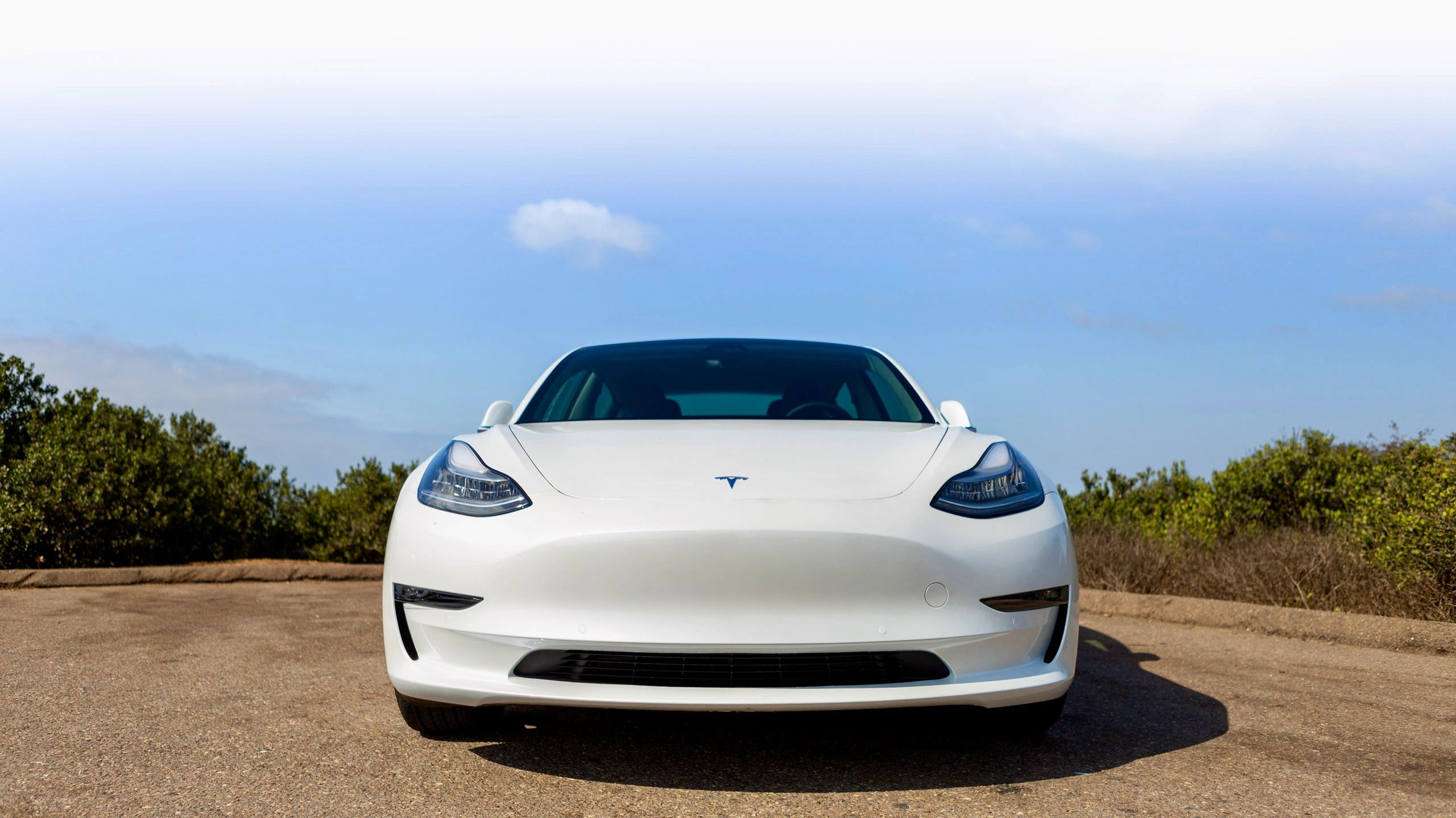 Tesla with ceramic coating