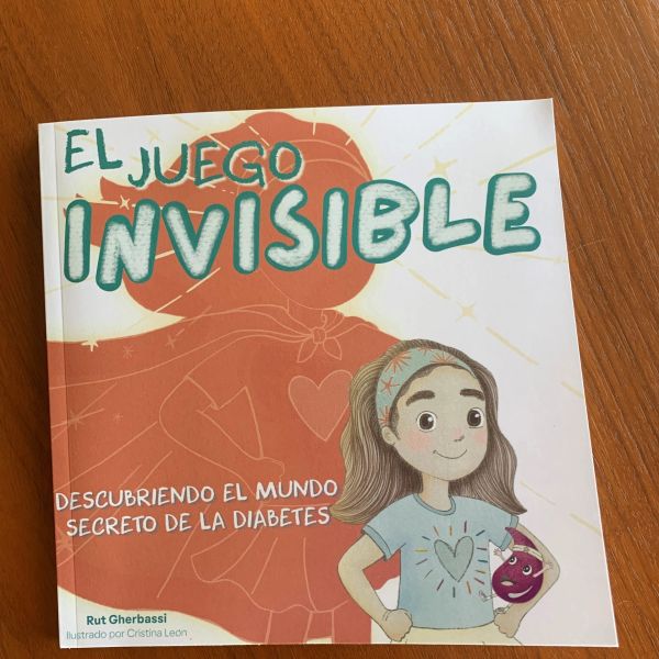 Portada de un libro sobre diabetes infantil.