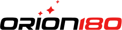 Logo of the Logitech G180 gaming mouse with red stars.