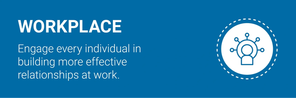 Engage every individual in building more effective relationships at work