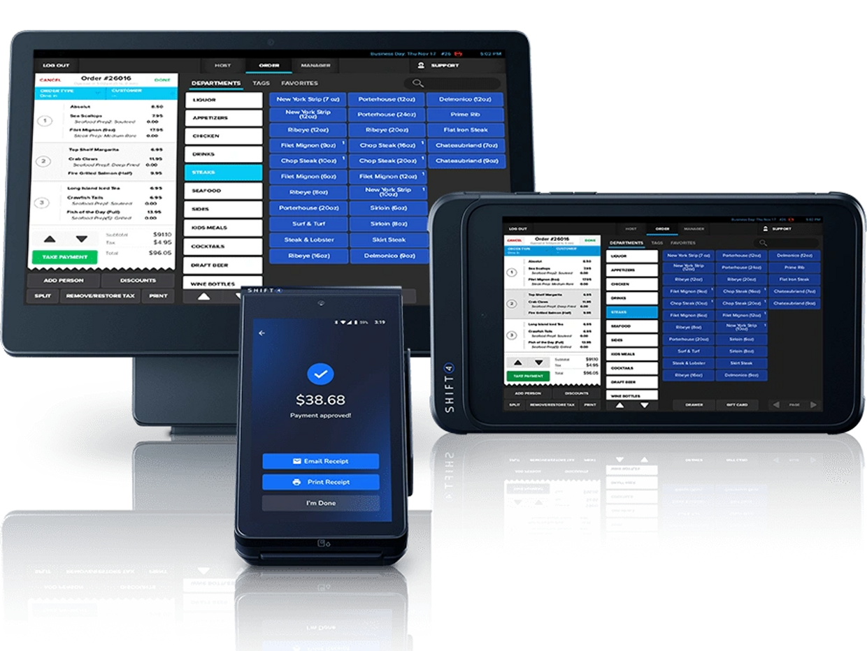 SkyTab by Shift 4 POS system Fort Worth Texas