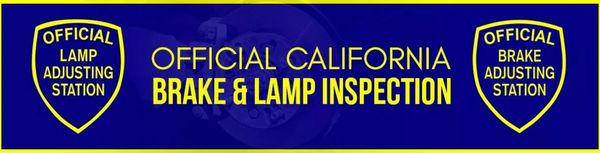 Brake and Lamp Inspection Brake and light