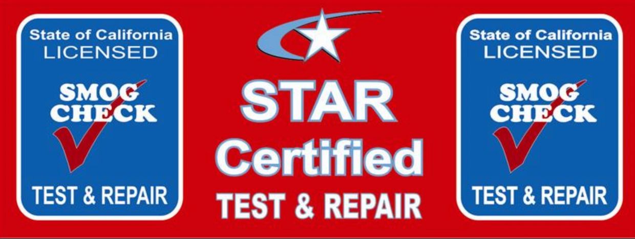 STAR certified Smog Check Smog Inspection Smog Test