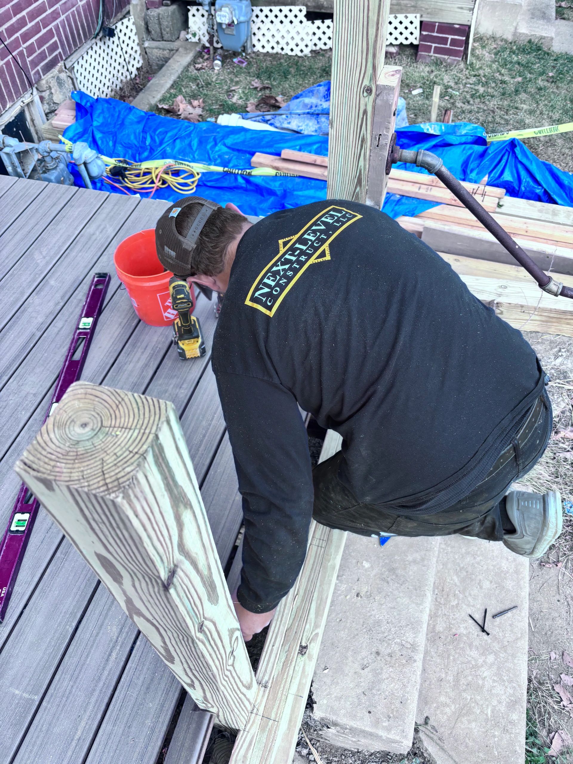 Ryan Delaney the owner of Next Level Construct, LLC is here to help your renovations and constructio