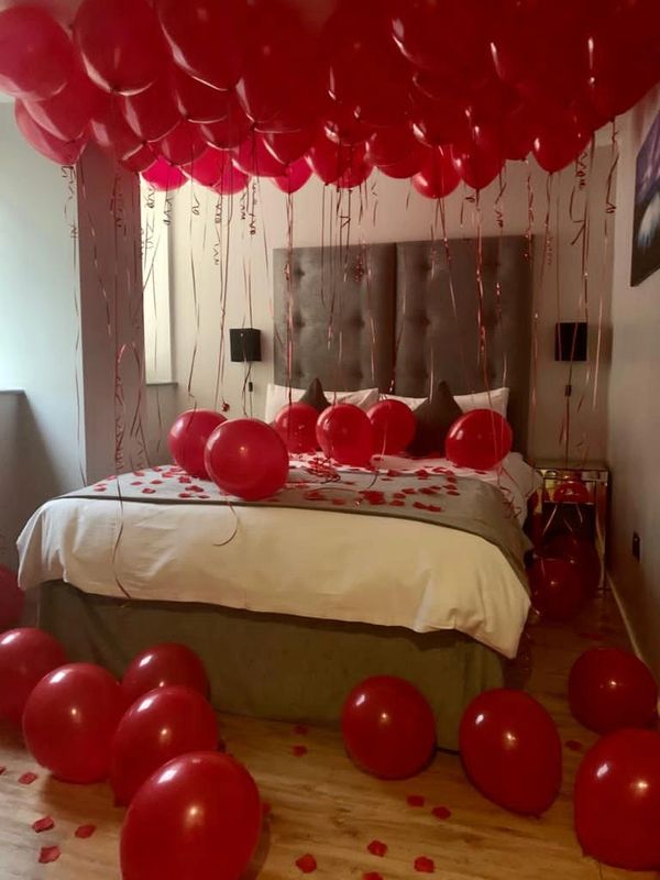 Bedroom Balloons, Ceiling Balloons, Valentines Ideas, Love, Red, Balloons 